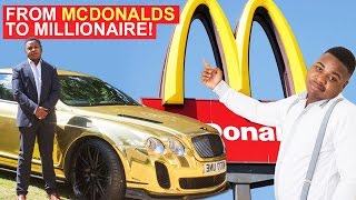 From McDonalds to Millionaire - 19-Year-Old Buys Gold Bentley
