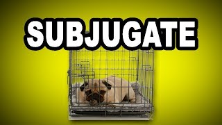 Learn English Words: SUBJUGATE - Meaning, Vocabulary with Pictures and Examples