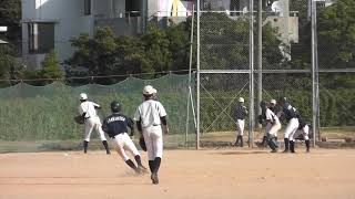 00223　東風平中野球部　20171230　仲井真中　大河　２塁打