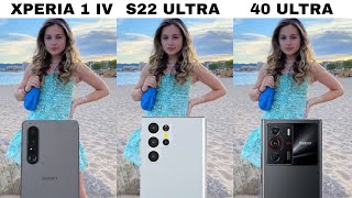 sony Xperia 1 iv Vs Samsung Galaxy S22 Ultra Vs Zte Axon 40 Ultra | Camera Test Compression