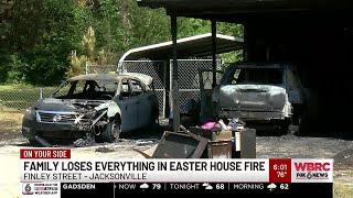 Family Loses Everything In Easter House Fire