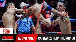 ไฮไลท์ Highlight l กัปปิตัน vs. เพชรธงชัย l Capitan vs. Petchthongchai l RWS