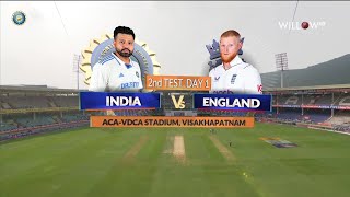 Day 1 Highlights: 2nd Test, India vs England | 2nd Test - Day 1 - IND vs ENG