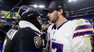 Who has more pressure: Bills or Ravens? Josh Allen or Lamar Jackson?