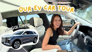My Everyday Car Revealed!! Hongqi E-HS9 Tour + Auto park & The best EV (Electric