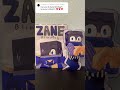 unboxing zane blindbag 🖤🩶💙 blindbag aphmau minecraft @aphmau