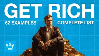 Complete List of Way to Get Rich (62 Examples)