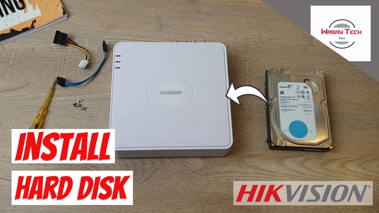 How To Install Hard Disk In Hikvision DVR | Setup Hikvision DVR - YouTube