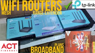 ACT Fibernet Plans 2024 Leaflet⚡TP Link Archer C5 C6 C54 AC1200 Mesh Gigabit Dual Band WiFI Routers⚡