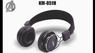 KDM Wireless Bluetooth Headsets 🎧Model-W5 851H