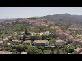 villa curiel in castagneto carducci bolgheri italy by drone