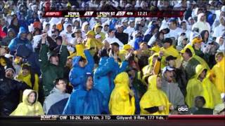 9-26-09 Iowa vs Penn State: Adrian Clayborn Blocks Punt and Returns it for a Touchdown.