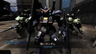 バトオペ2 ガンダムMk-Ⅱ『ハイパー・バズーカⅡ』 シチュエーション“黒いガンダム”