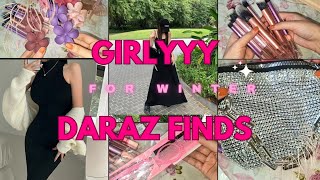 GIRLY DARAZ FINDS FOR WINTERS 💕 || 10.10 SALE #darazshopping #shopping #shoppinghaul #onlineshopping