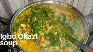 Igbo Okazi soup recipe