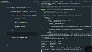 Part 18 Testing the registration process || Integration testing nodejs apis || Testing Javascript