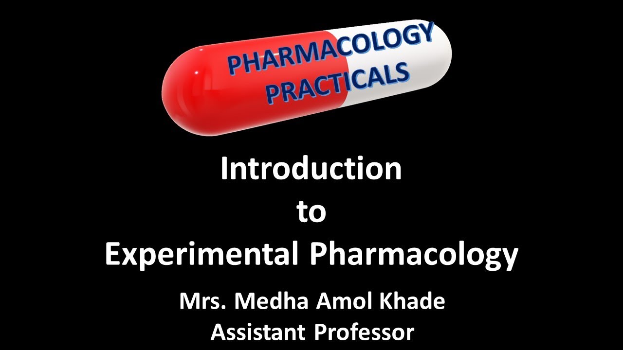 Introduction To Experimental Pharmacology - YouTube