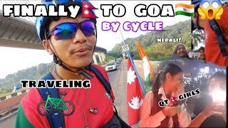 finally! cycle se 🇳🇵 Nepal to Goa 🇮🇳😱😱 pahoch gaya🙏😰 80 days me 😊😰 @rcdaniyelvlog ❤️ explore 🇮🇳