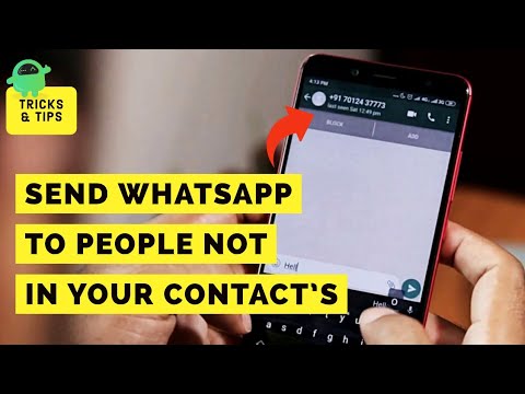 Now you can easily text an unsaved number on WhatsApp