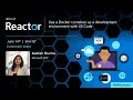 Use a Docker container as a development environment with VS Code | #MVPConnect