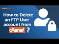 How to Delete an FTP User account from cPanel @OnliveServer