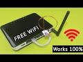 Free WiFi Internet Router | Work 100%