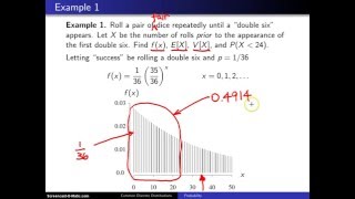 Geometric distribution -- Example 1