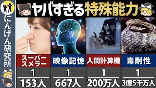 【ゆっくり解説】限られた人間だけが持つ特殊能力7選