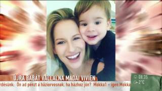Vicces! Így reagált Mádai Vivien kisfia a kistestvér kérdésre - tv2.hu/mokka