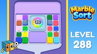 Marble Sort Level 288 Walkthrough Solution