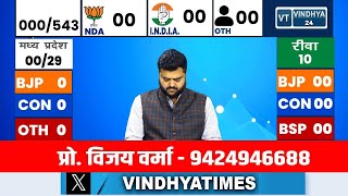 Live: देश का पहला रुझान NDA 244 पर आगे INDIA 145 पर आगे।