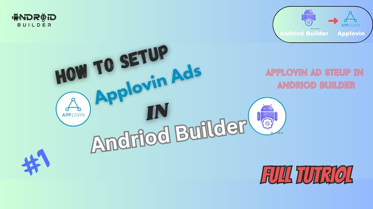 Setup Applovin In Android Builder Full Tutorial || Android Builder ...