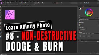 Learn Affinity Photo #8 - Non-destructive Dodge and Burn tools