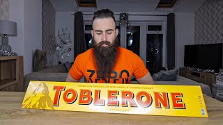 The Biggest Chocolate Bar I've Ever Seen (24,000 Calorie Toblerone Challenge) | BeardMeatsFoode