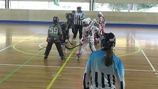 Sede Liga Gallega de Hockey Línea. Pabellón de Ribadeo. Lóstregos VS Meigas. 02-03-2024