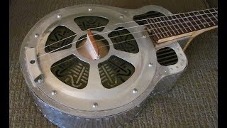 Radial Engine Themed Resonator Ukulele Construction.  AVT 206 A\u0026P