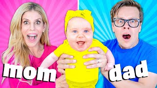 Who Does Our Baby Love More? Mom Vs Dad Challenge