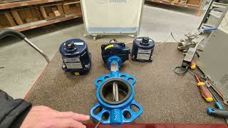 Electrically Actuated Butterfly Valve