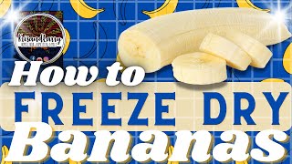 How to Freeze Dry Bananas with a Harvest Right Freeze Dryer
