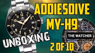 ⭐AddiesDive MY-H9 Diver⭐ UNBOXING 2 OF 10 📦 | The Watcher