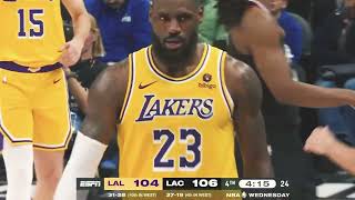LeBron James Epic Comeback! Lakers Stun Clippers with 4th Quarter Takeover!