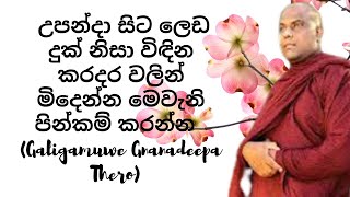 උපන්දා සිට ලෙඩ දුක් නිසා විඳින කරදර වලින් මිදෙන්න මෙවැනි පින්කම් කරන්න (Galigamuwe Gnanadeepa Thero)