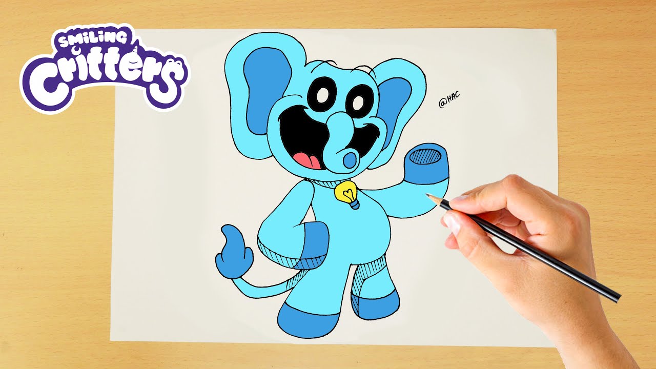 How To Draw Bubba Bubbaphant | Smiling Critters | Poppy Playtime ...