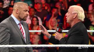 Ric Flair warns Triple H about Sting: Raw, February 16, 2015