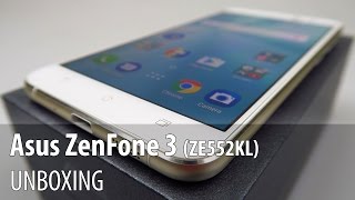 ASUS ZenFone 3 ZE552KL Unboxing (5.5 inch Upper Midrange Phone, With Premium Design)