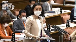 2021年3月10日 参議院 予算委員会 田島麻衣子 議員