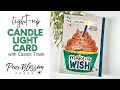 A Candle Light Cupcake Card with Cassie Trask