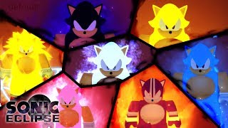 All Super Forms in Sonic Simulator (Sonic Roblox Fangame)