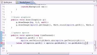 Java Game Development – 26 – Watching the Sprite Move