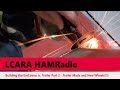 LCARA HAM Radio: Building the EmComm Jr Trailer Part 2 - Trailer Mods and New Wheels!!!!